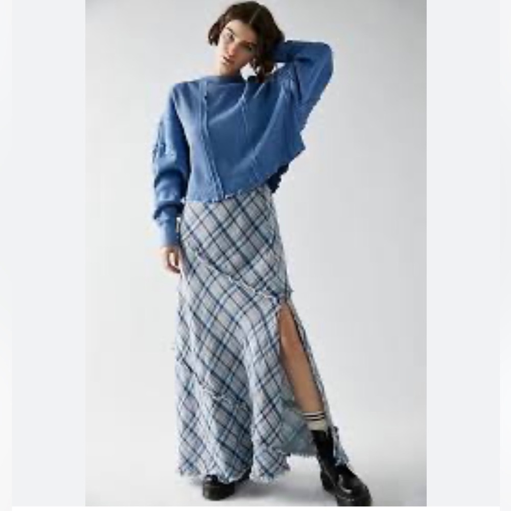 Free People CP Shades Amelia Cotton Maxi Skirt Size Small NWT
